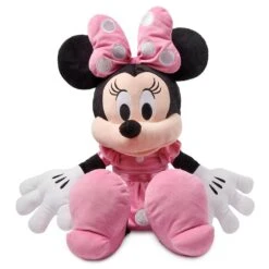 Disney Minnie Mouse Plush – Pink – Large 21 1/4'' -toy 1232000443650 2