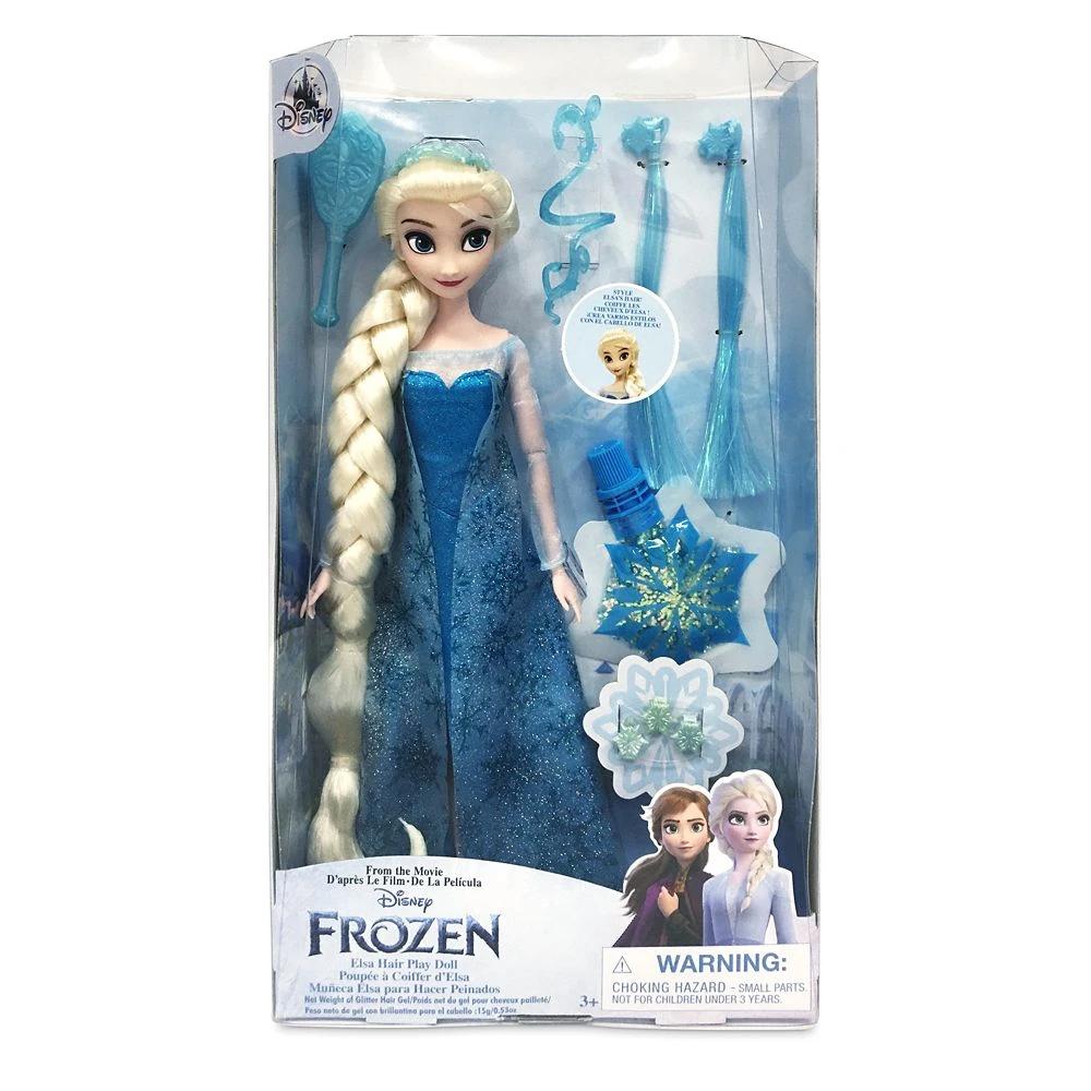 Disney Elsa Hair Play Doll – Frozen – 11 1/2'' 5 Disney Elsa Hair Play Doll – Frozen – 11 1/2'' - Image 3