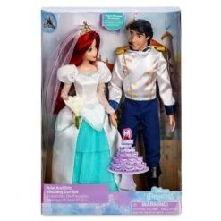 Disney Ariel And Eric Wedding Doll Set – The Little Mermaid -toy 1612040900060 5