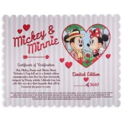 Disney Mickey Mouse And Minnie Mouse Valentine's Day Limited Edition Doll Set – 12'' -toy 1614040900058 7