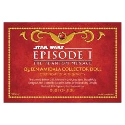 Disney Queen Amidala Limited Edition Doll – 11'' – Star Wars: Episode 1 – The Phantom Menace 25th Anniversary 14 Disney Queen Amidala Limited Edition Doll – 11'' – Star Wars: Episode 1 – The Phantom Menace 25th Anniversary -toy 1614040900070 5