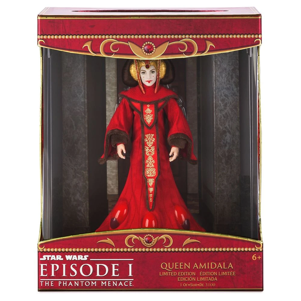 Disney Queen Amidala Limited Edition Doll – 11'' – Star Wars: Episode 1 – The Phantom Menace 25th Anniversary 9 Disney Queen Amidala Limited Edition Doll – 11'' – Star Wars: Episode 1 – The Phantom Menace 25th Anniversary - Image 7