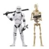 Disney Phase II Clone Trooper And Battle Droid Action Figure Set – Star Wars: The Clone Wars – The Black Series -toy 1713048380097