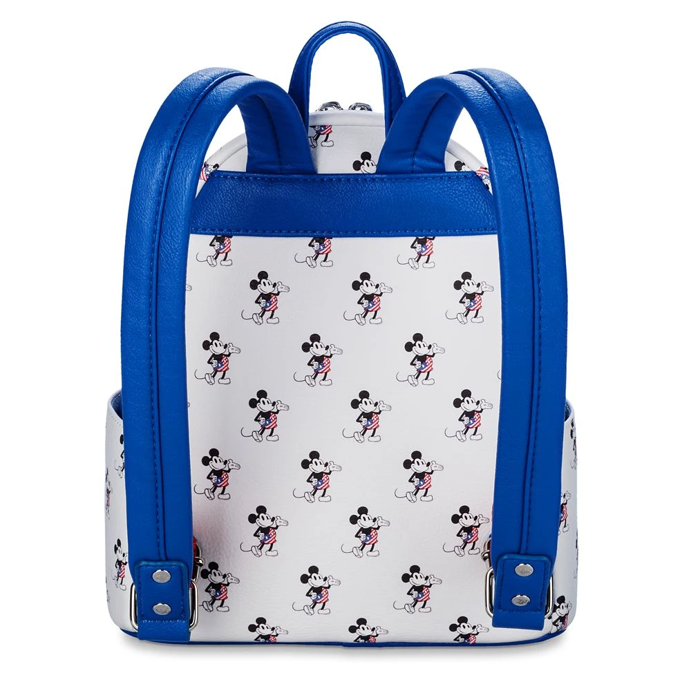 Disney Mickey Mouse Americana Loungefly Mini Backpack 6 Disney Mickey Mouse Americana Loungefly Mini Backpack - Image 4