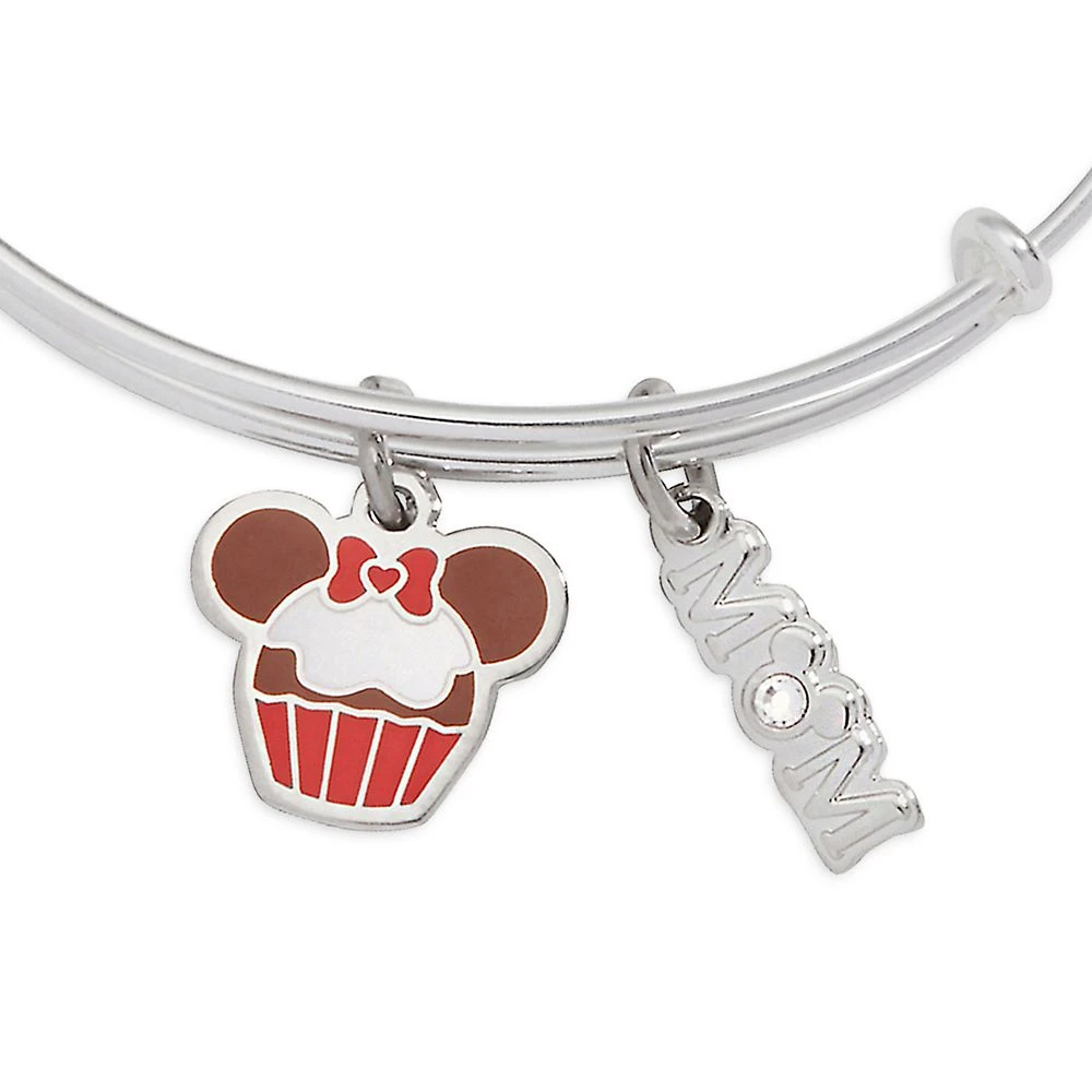 Disney Minnie Mouse Icon Cupcake And ''Mom'' Bangle By Alex And Ani 4 Disney Minnie Mouse Icon Cupcake And ''Mom'' Bangle By Alex And Ani - Image 2