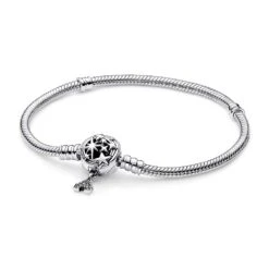 Fantasyland Castle Shooting Star Snake Chain Bracelet By Pandora – Disney Parks