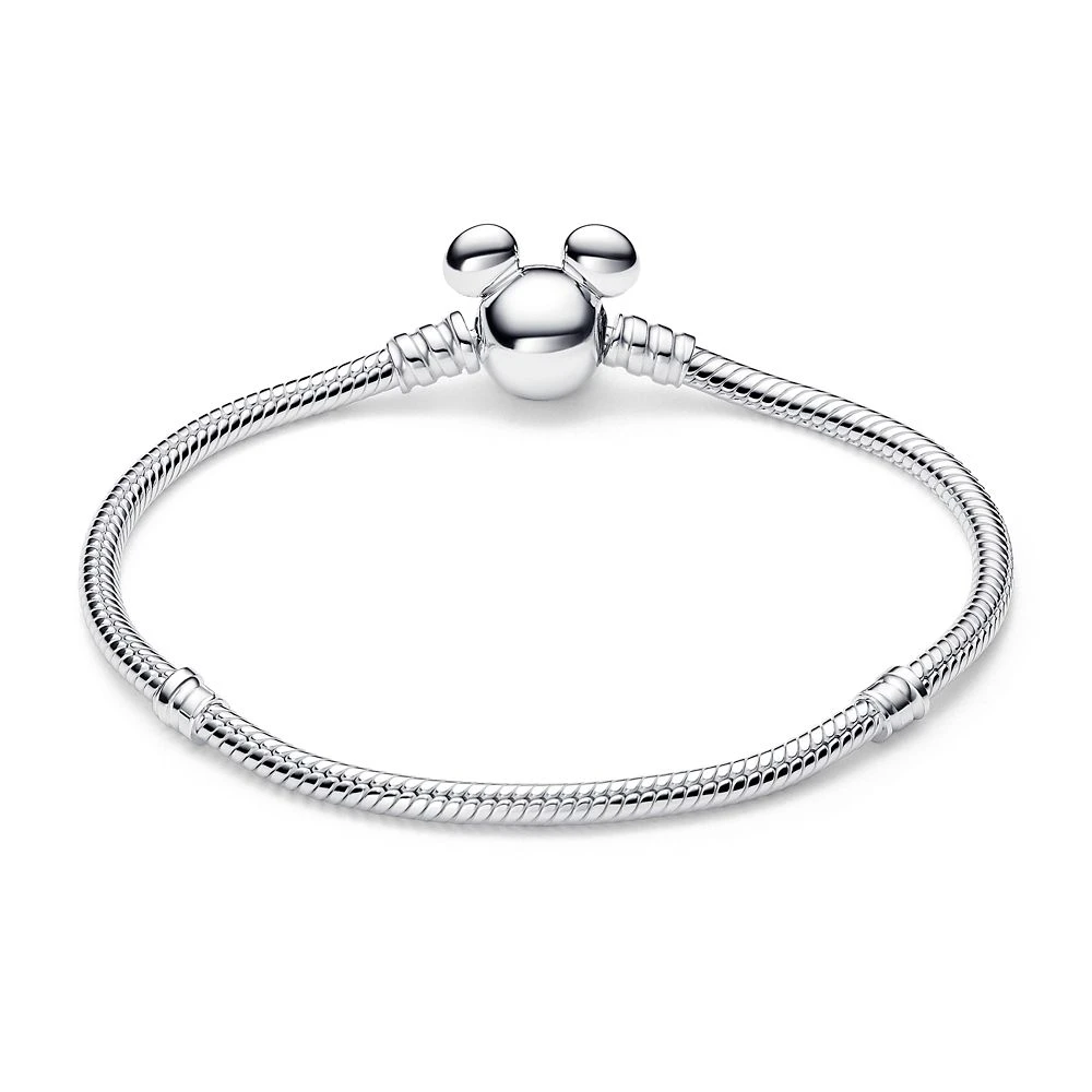 Disney Mickey Mouse Icon Snake Chain Bracelet By Pandora – Silver 5 Disney Mickey Mouse Icon Snake Chain Bracelet By Pandora – Silver - Image 3