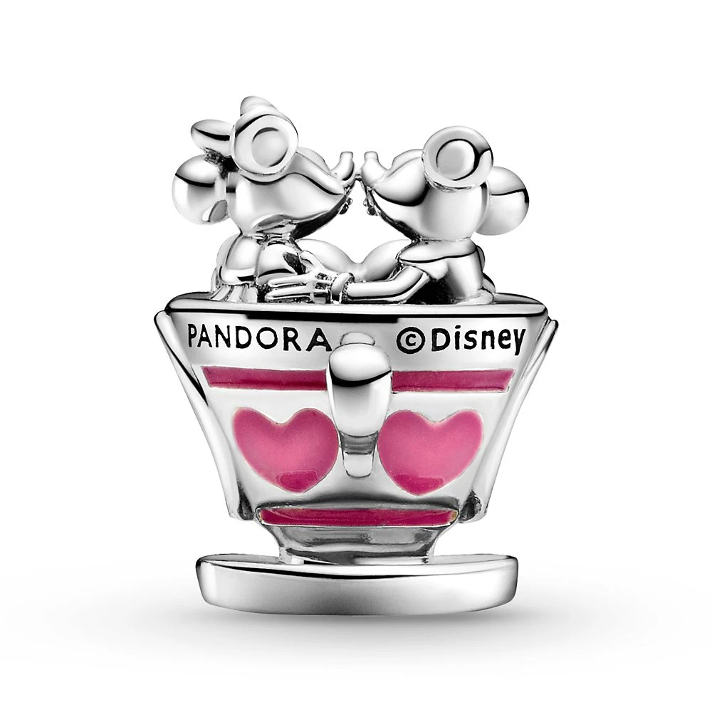 Mickey Mouse And Minnie Mouse Teacup Charm By Pandora – Mad Tea Party – Disney Parks 4 Mickey Mouse And Minnie Mouse Teacup Charm By Pandora – Mad Tea Party – Disney Parks - Image 2