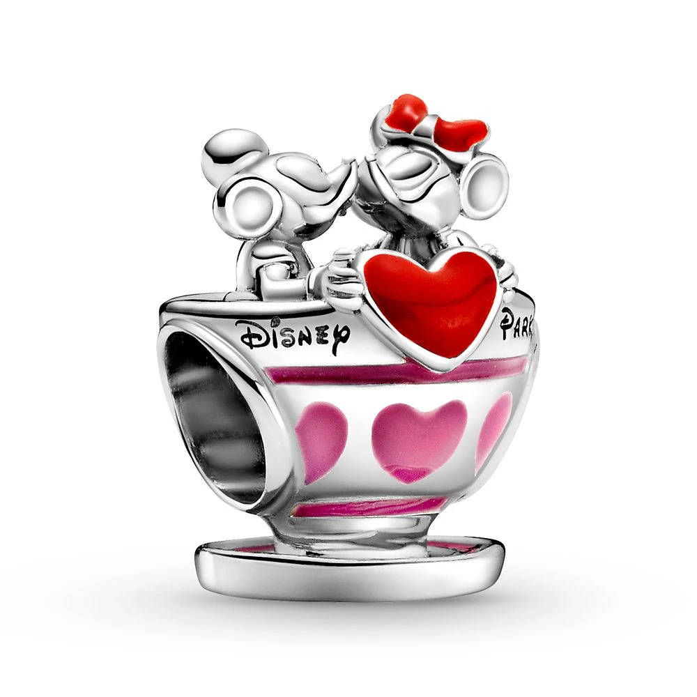 Mickey Mouse And Minnie Mouse Teacup Charm By Pandora – Mad Tea Party – Disney Parks 3 Mickey Mouse And Minnie Mouse Teacup Charm By Pandora – Mad Tea Party – Disney Parks