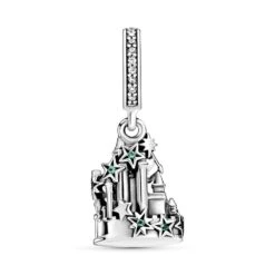 Tinker Bell And Fantasyland Castle Dangle Charm By Pandora – Peter Pan – Disney Parks -toy 4300107850226 2