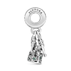 Tinker Bell And Fantasyland Castle Dangle Charm By Pandora – Peter Pan – Disney Parks -toy 4300107850226 3