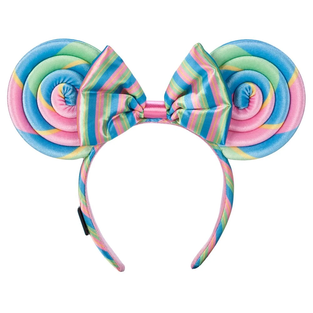 Minnie Mouse Lollipop Ear Headband For Adults – Disney Eats 3 Minnie Mouse Lollipop Ear Headband For Adults – Disney Eats