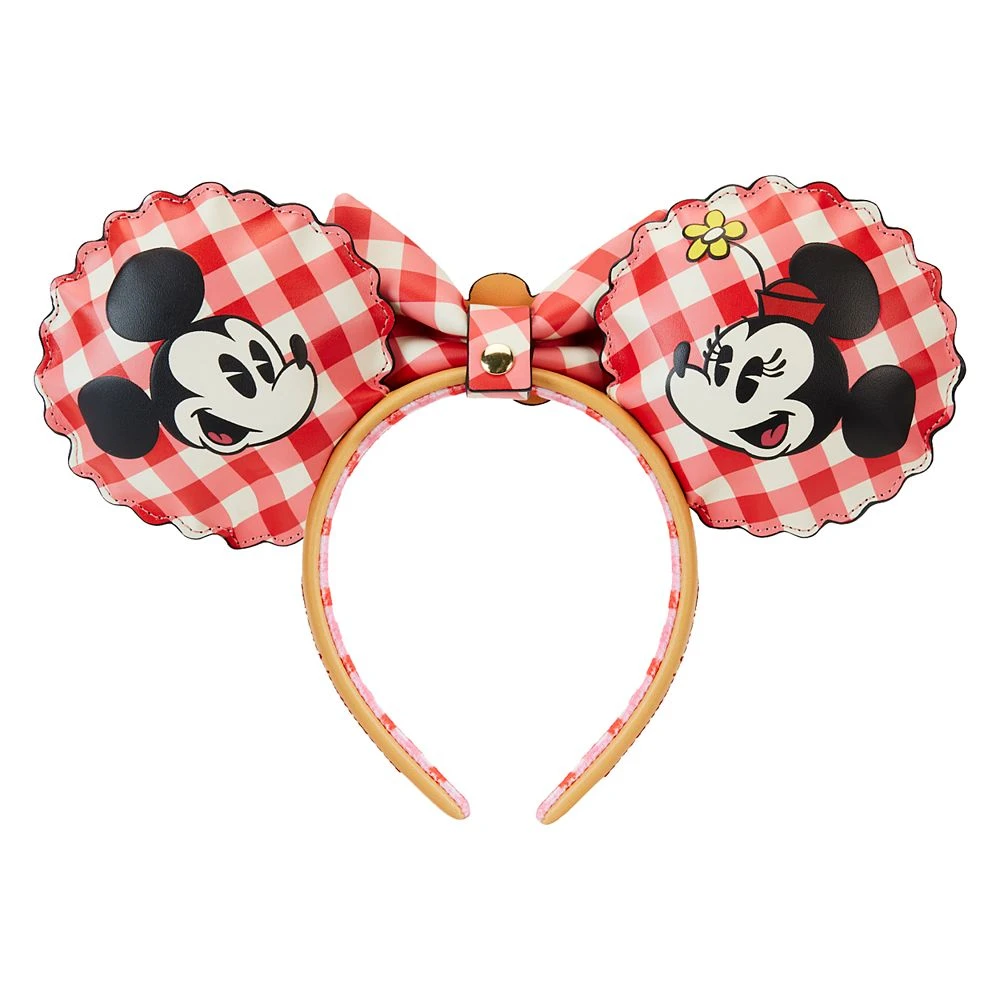 Disney Mickey Mouse And Friends Picnic Loungefly Ear Headband 5 Disney Mickey Mouse And Friends Picnic Loungefly Ear Headband - Image 3