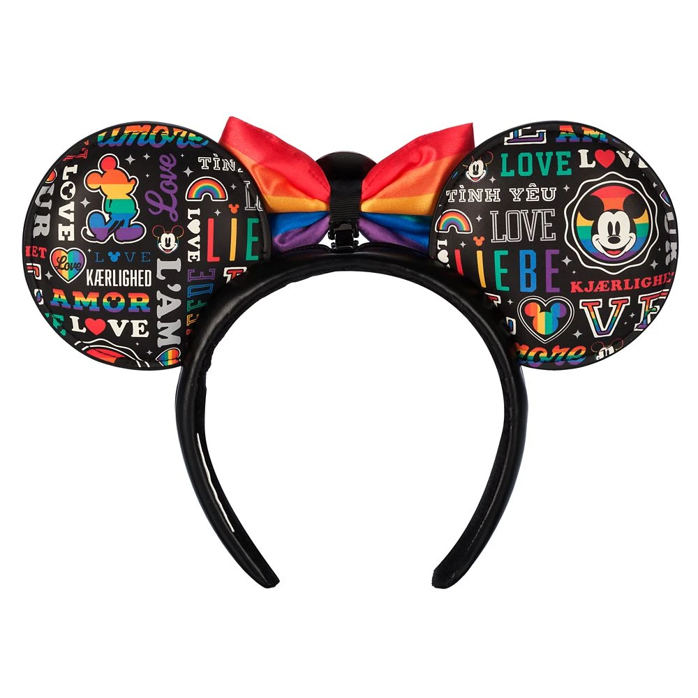 Mickey Mouse ''Love'' Ear Headband For Adults – Disney Pride Collection 5 Mickey Mouse ''Love'' Ear Headband For Adults – Disney Pride Collection - Image 3