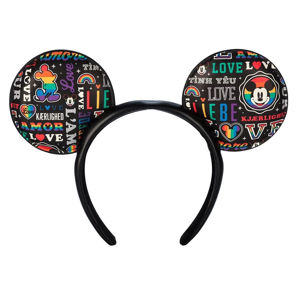 Mickey Mouse ''Love'' Ear Headband For Adults – Disney Pride Collection 6 Mickey Mouse ''Love'' Ear Headband For Adults – Disney Pride Collection - Image 4