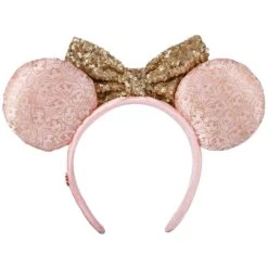 Minnie Mouse Disney Princess Ear Headband With Sequined Bow For Adults -toy 4503059556013 1
