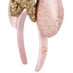 Minnie Mouse Disney Princess Ear Headband With Sequined Bow For Adults -toy 4503059556013 2