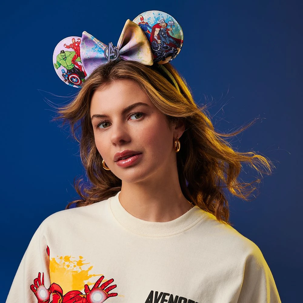 Disney The Avengers Marvel Artist Series Ear Headband For Adults By Sara Pichelli 4 Disney The Avengers Marvel Artist Series Ear Headband For Adults By Sara Pichelli - Image 2