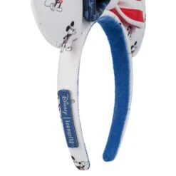 Disney Mickey And Minnie Mouse Americana Loungefly Ear Headband For Adults 11 Disney Mickey And Minnie Mouse Americana Loungefly Ear Headband For Adults -toy 4503105710129 3