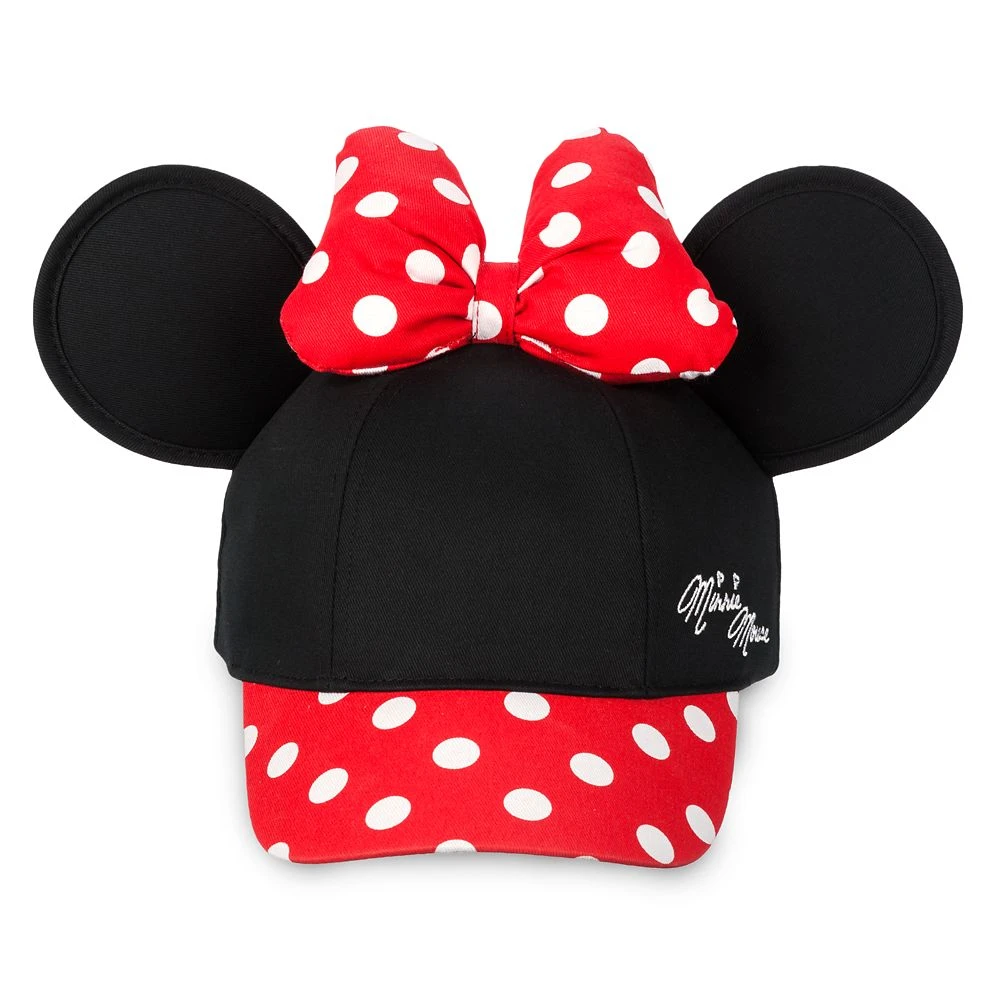 Minnie Mouse Ear Baseball Cap For Kids – Walt Disney World 3 Minnie Mouse Ear Baseball Cap For Kids – Walt Disney World