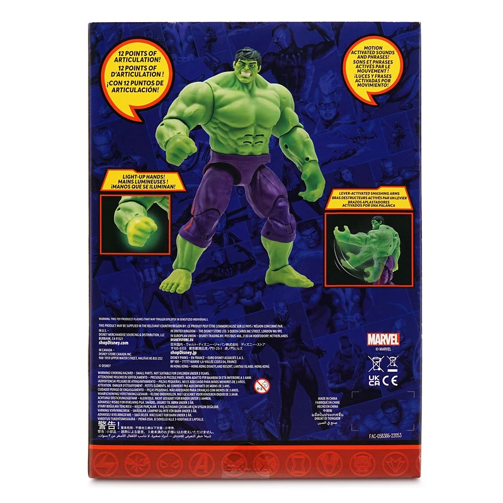 Disney Hulk Talking Action Figure 8 Disney Hulk Talking Action Figure - Image 6