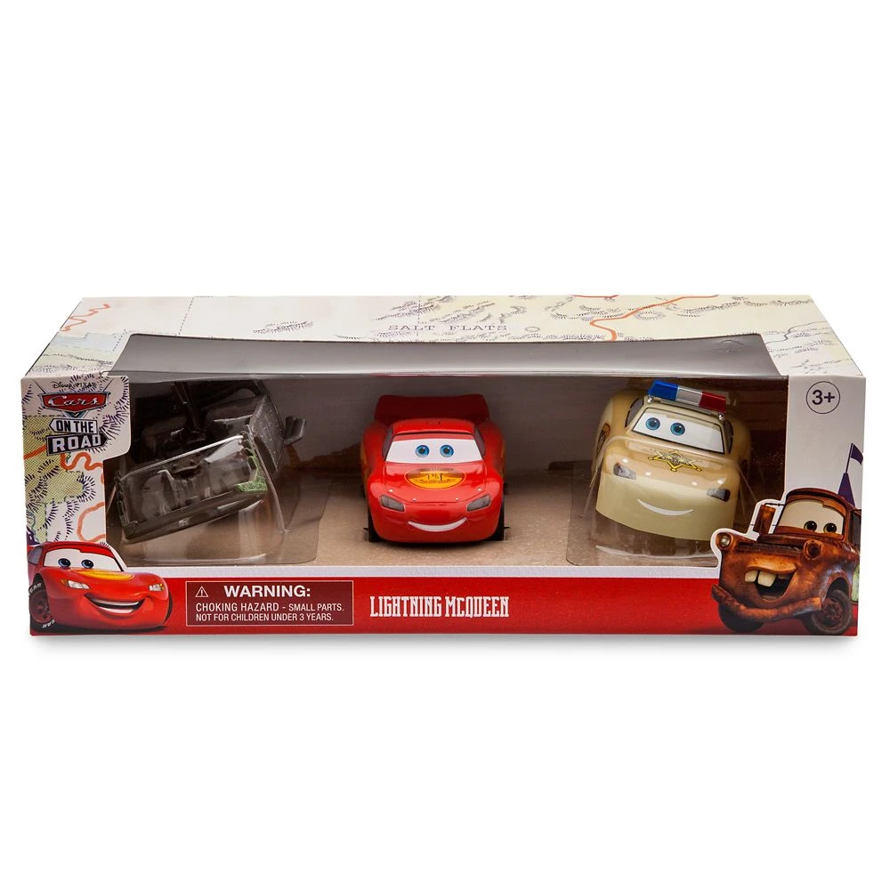 Disney Lightning McQueen Die Cast Set – Cars On The Road 6 Disney Lightning McQueen Die Cast Set – Cars On The Road - Image 4