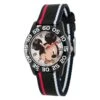 Disney Mickey Mouse Striped Time Teacher Watch – Kids -toy 6730055370287