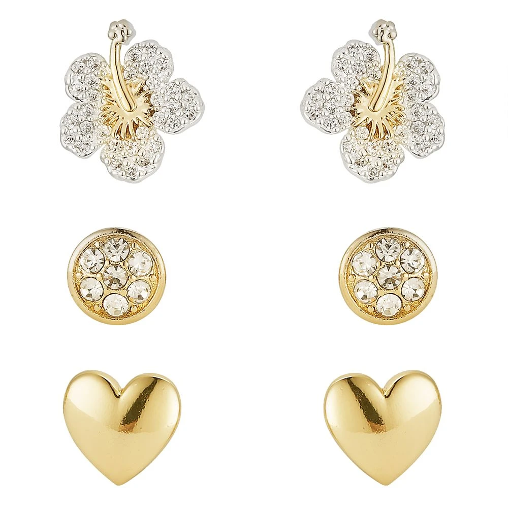 Disney Lilo & Stitch Ohana Earring Set 3 Disney Lilo & Stitch Ohana Earring Set