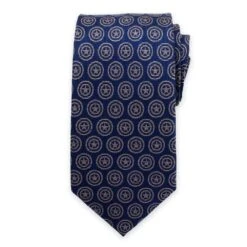Disney Captain America Shield Silk Tie For Adults
