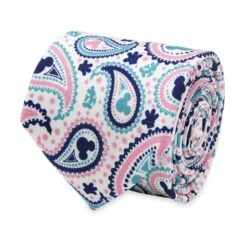 Disney Mickey Mouse Paisley Silk Tie For Adults -toy 6730059361487 1