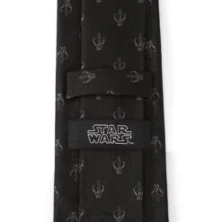 Disney Mythosaur Skull Silk Tie For Adults – Star Wars: The Mandalorian -toy 6730059361836 3