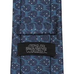 Disney Millennium Falcon Dot Blue Silk Tie For Adults – Star Wars -toy 6730059363447 3