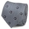 Disney Millennium Falcon Herringbone Blue Silk Tie For Adults – Star Wars -toy 6730059363452