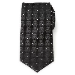 Disney Stormtrooper Black Dot Silk Tie For Adults – Star Wars -toy 6730059363453 1