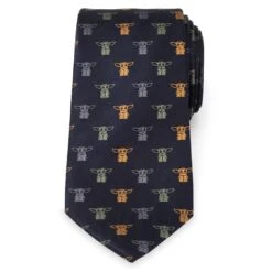 Disney The Child Navy Silk Tie – Star Wars: The Mandalorian -toy 6730059363454 1