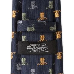 Disney The Child Navy Silk Tie – Star Wars: The Mandalorian -toy 6730059363454 3