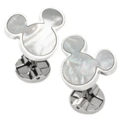 Disney Mickey Mouse Icon Mother Of Pearl Cufflinks -toy 6730059363462 1