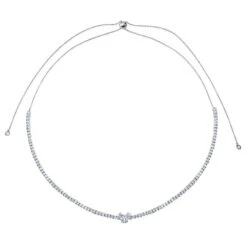 Disney Mickey Mouse Icon Tennis Necklace By CRISLU -toy 7002057014152 2