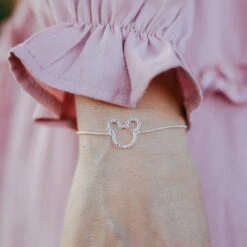 Disney Mickey Mouse Icon Multi-Colored Gems Bracelet By Rebecca Hook -toy 7002057284191 2