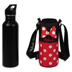Disney Minnie Mouse Stainless Steel Water Bottle And Cooler Tote -toy 7002058734017 2