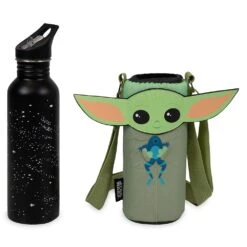 Disney Grogu Stainless Steel Water Bottle And Cooler Tote – Star Wars: The Mandalorian -toy 7002058734018 3