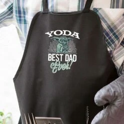 Disney Yoda ''Best Dad Ever'' BBQ Apron Tote Pro Grill Set – Star Wars -toy 7002058734187 2