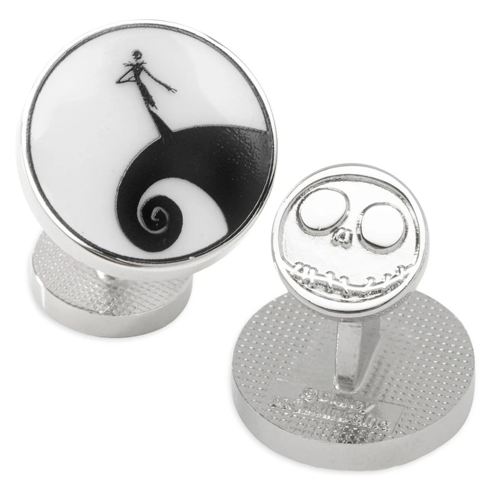 Disney Jack Skellington Cufflinks And Tie Set – The Nightmare Before Christmas 5 Disney Jack Skellington Cufflinks And Tie Set – The Nightmare Before Christmas - Image 3