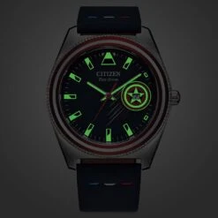 Disney Captain America Eco-Drive Watch For Adults By Citizen – Blue -toy 7002107264201 1