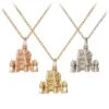 Disney Castle Necklace – 18 Karat Gold And Diamond -toy 7401055320010