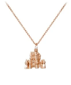 Disney Castle Necklace – 18 Karat Gold And Diamond 9 Disney Castle Necklace – 18 Karat Gold And Diamond -toy 7401055320010 3