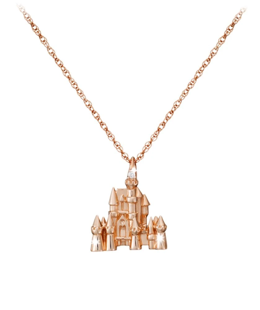 Disney Castle Necklace – 18 Karat Gold And Diamond 6 Disney Castle Necklace – 18 Karat Gold And Diamond - Image 4