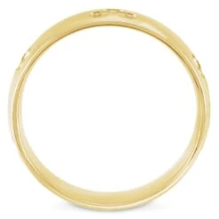 Disney Mickey Mouse Icon Fairy Tale Wedding Band – Yellow Gold -toy 7401055326347 2