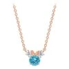 Disney Minnie Mouse Birthstone Necklace For Kids By CRISLU – Rose Gold -toy 7401057015620