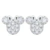 Disney Minnie Mouse Icon Stud Earrings For Kids By CRISLU